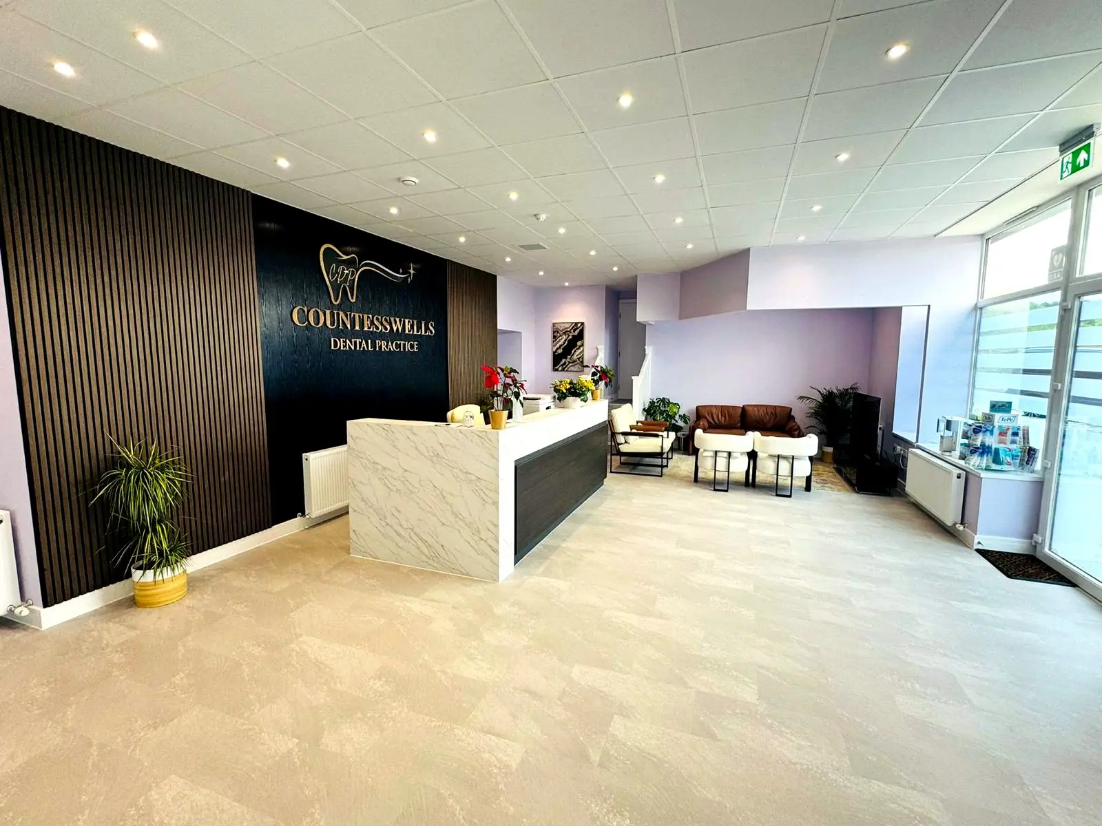 Countesswells Dental Practice reception and waiting area