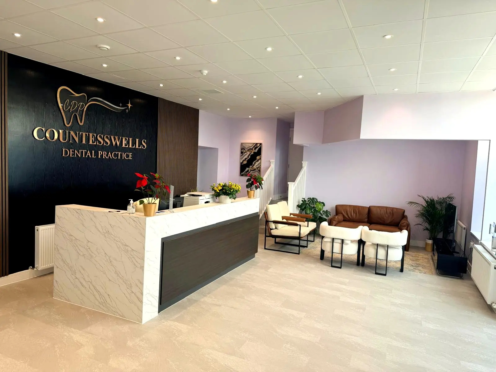 Countesswells Dental Practice reception desk